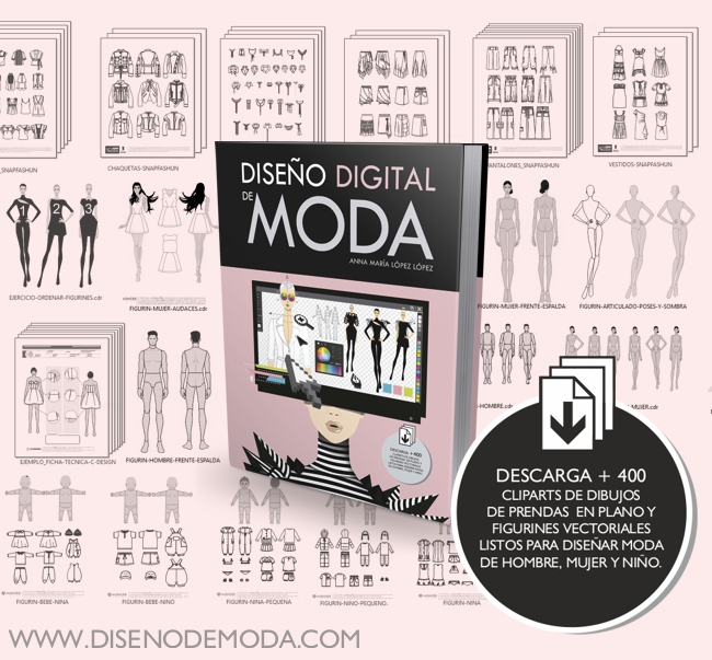 Cliparts y plantillas de figurines incluidas en el libro